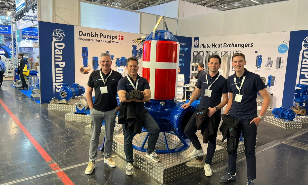 Het team van IB-Pompen op IFAT München 2026