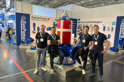 Het team van IB-Pompen op IFAT München 2026